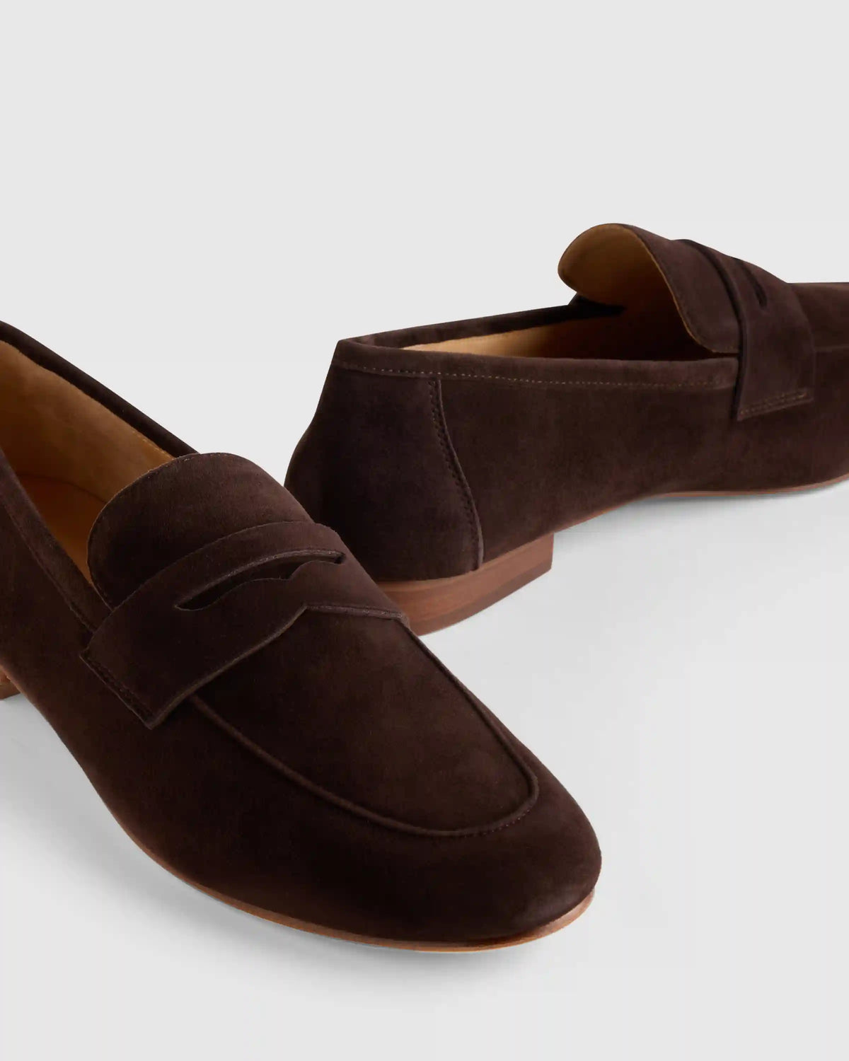 Italian Suede Penny Loafer