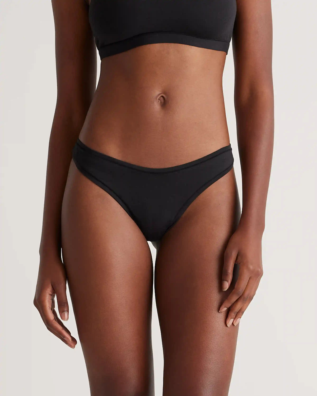 Organic Cotton High-Cut Thong (6-pack)