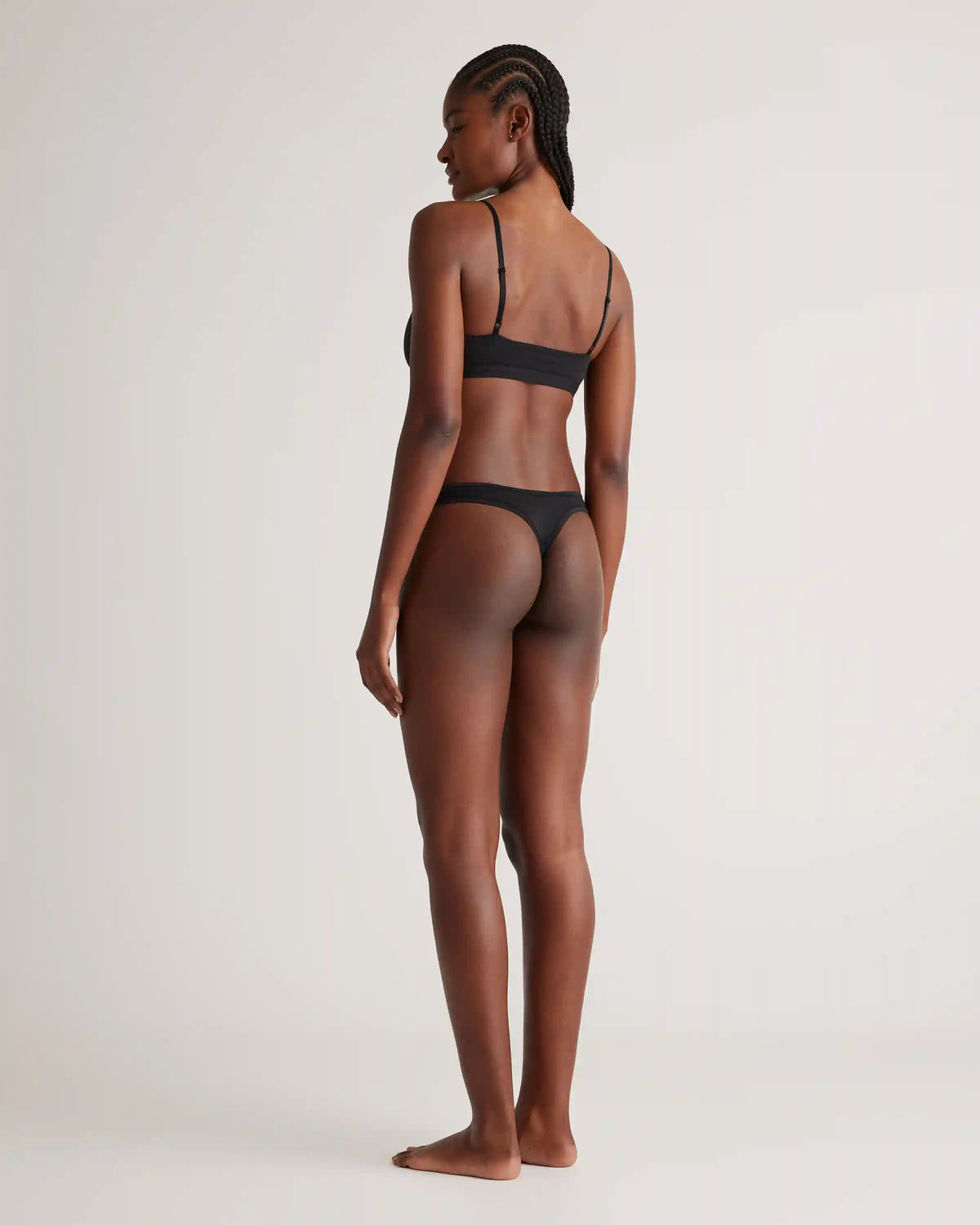 Organic Cotton High-Cut Thong (6-pack)