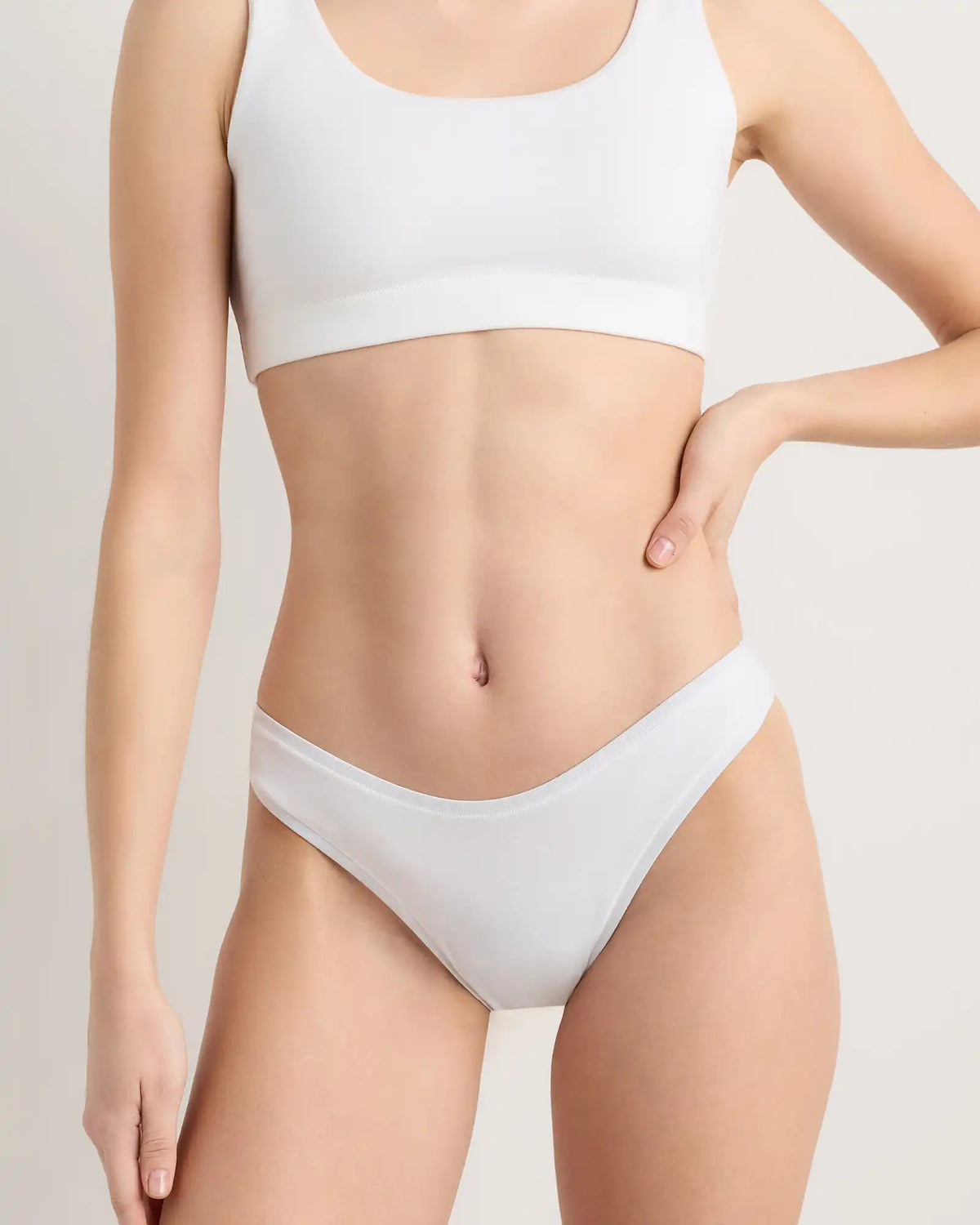 Organic Cotton High-Cut Thong (6-pack)