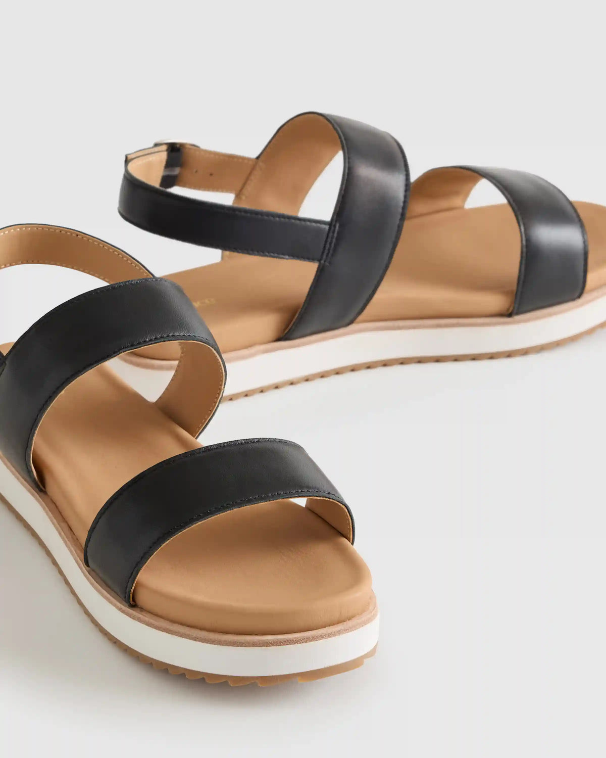 Italian Leather Platform Sandal