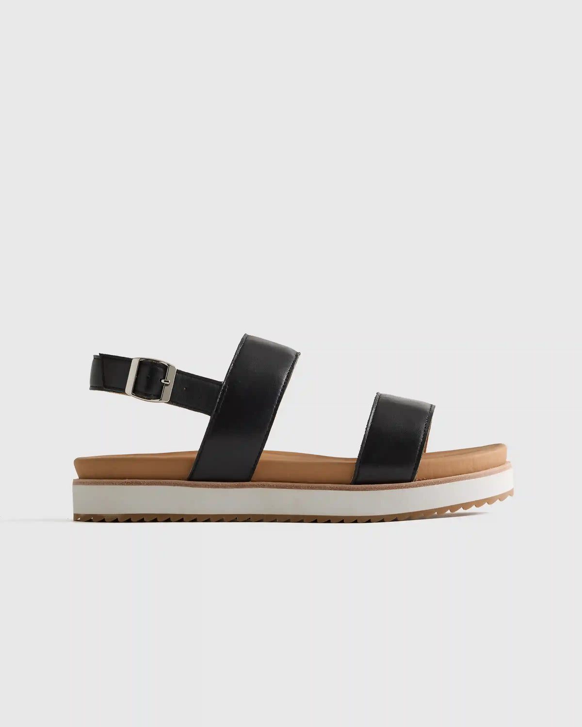 Italian Leather Platform Sandal