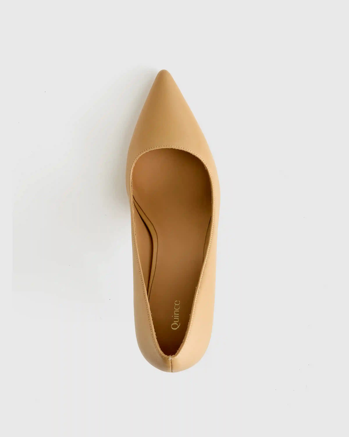 Italian Leather 75mm Pointy Toe Pump