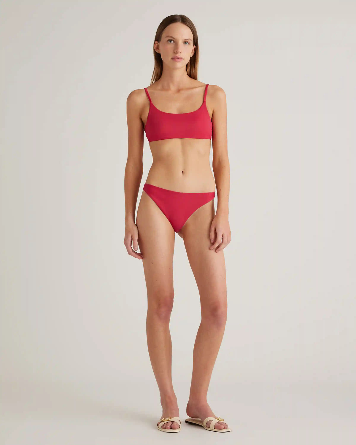 Italian Scoop Neck Bikini Top
