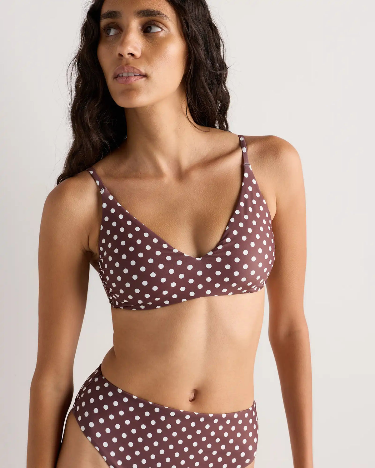 Italian V-Neck Bikini Top