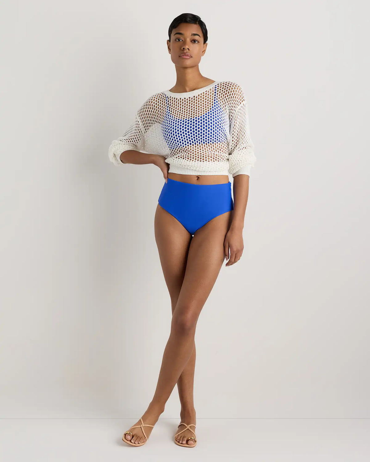 Italian High-Rise Bikini Bottom