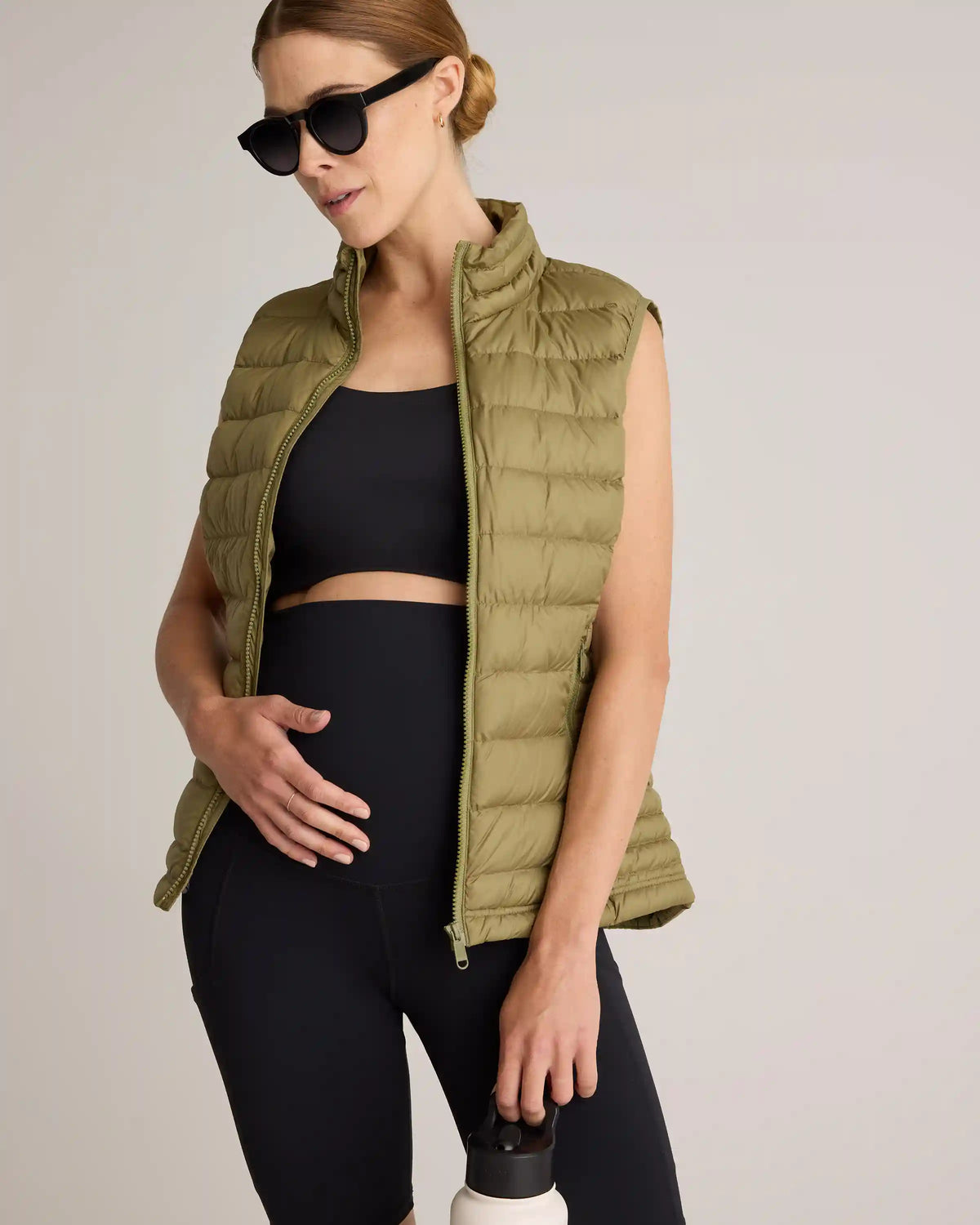 Ultra-Form Maternity Pocket Bike Short 9"
