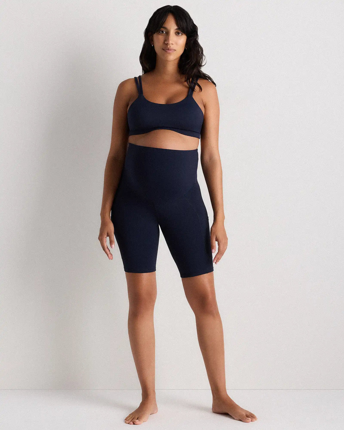 Ultra-Form Maternity Pocket Bike Short 9"