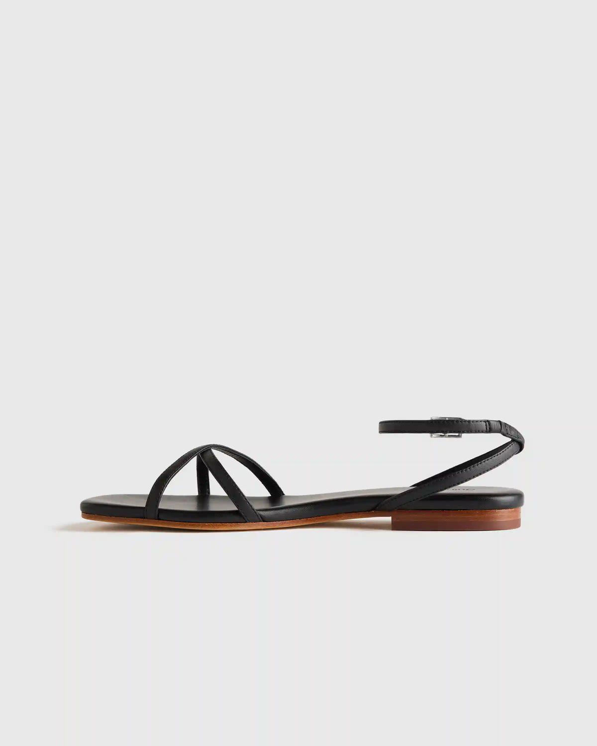 Italian Leather Ankle Strap Sandal
