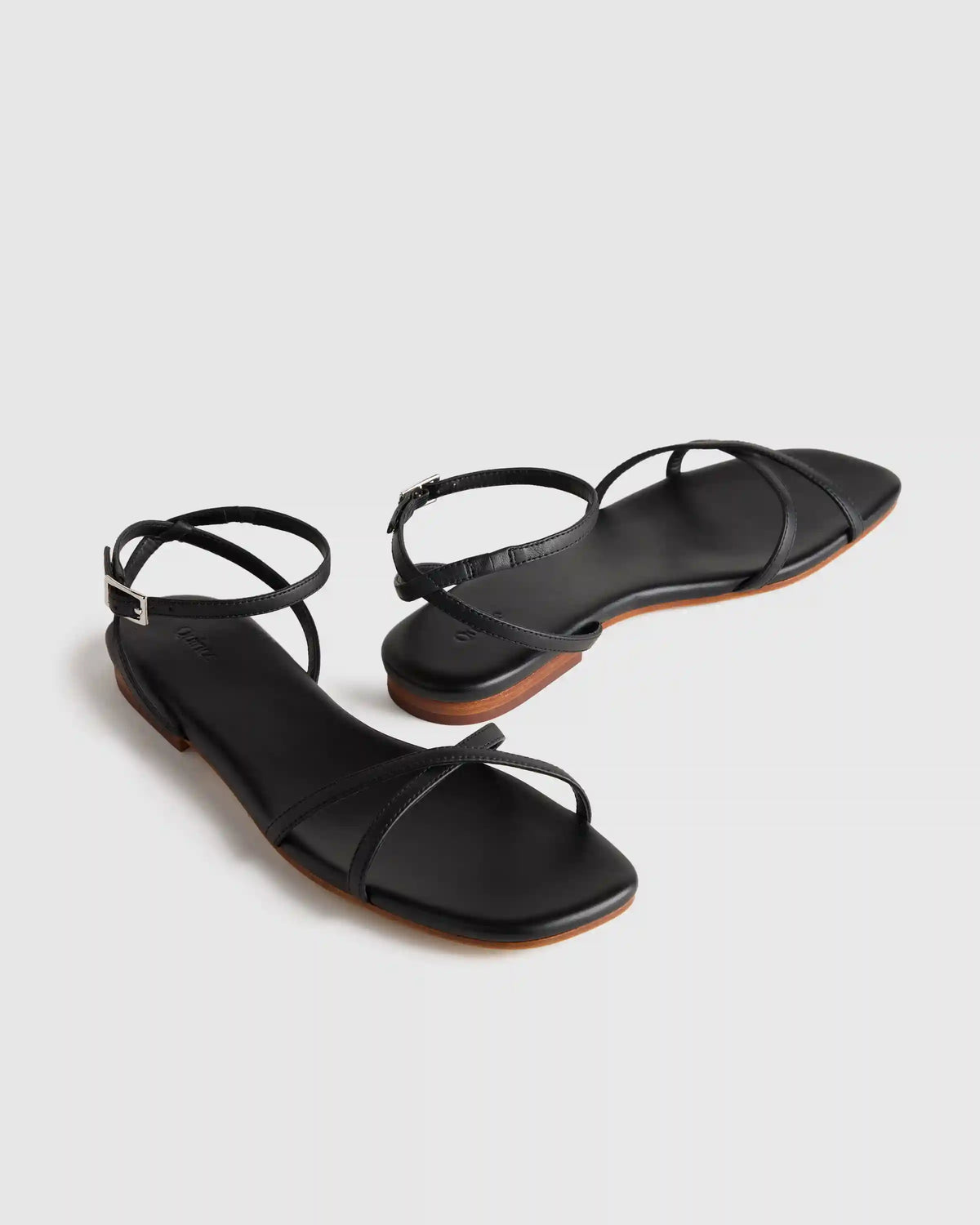 Italian Leather Ankle Strap Sandal