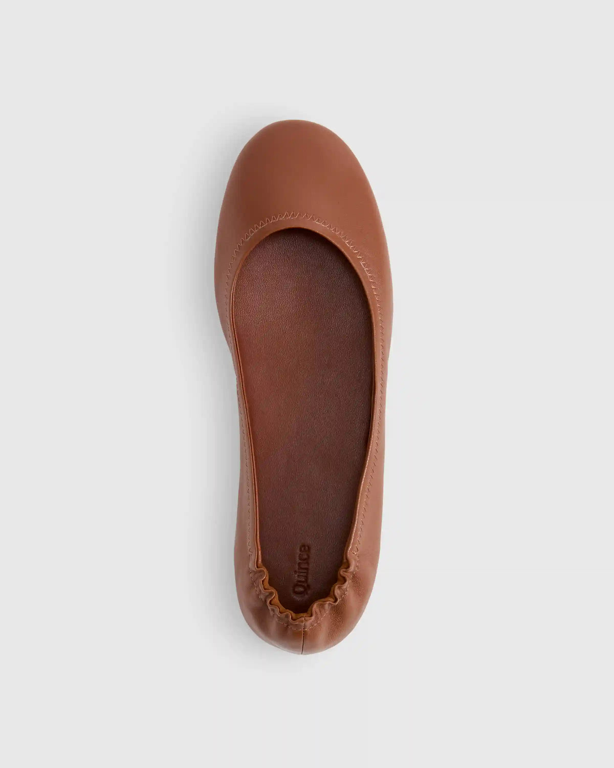 Italian Leather On-The-Go Ballet Flat