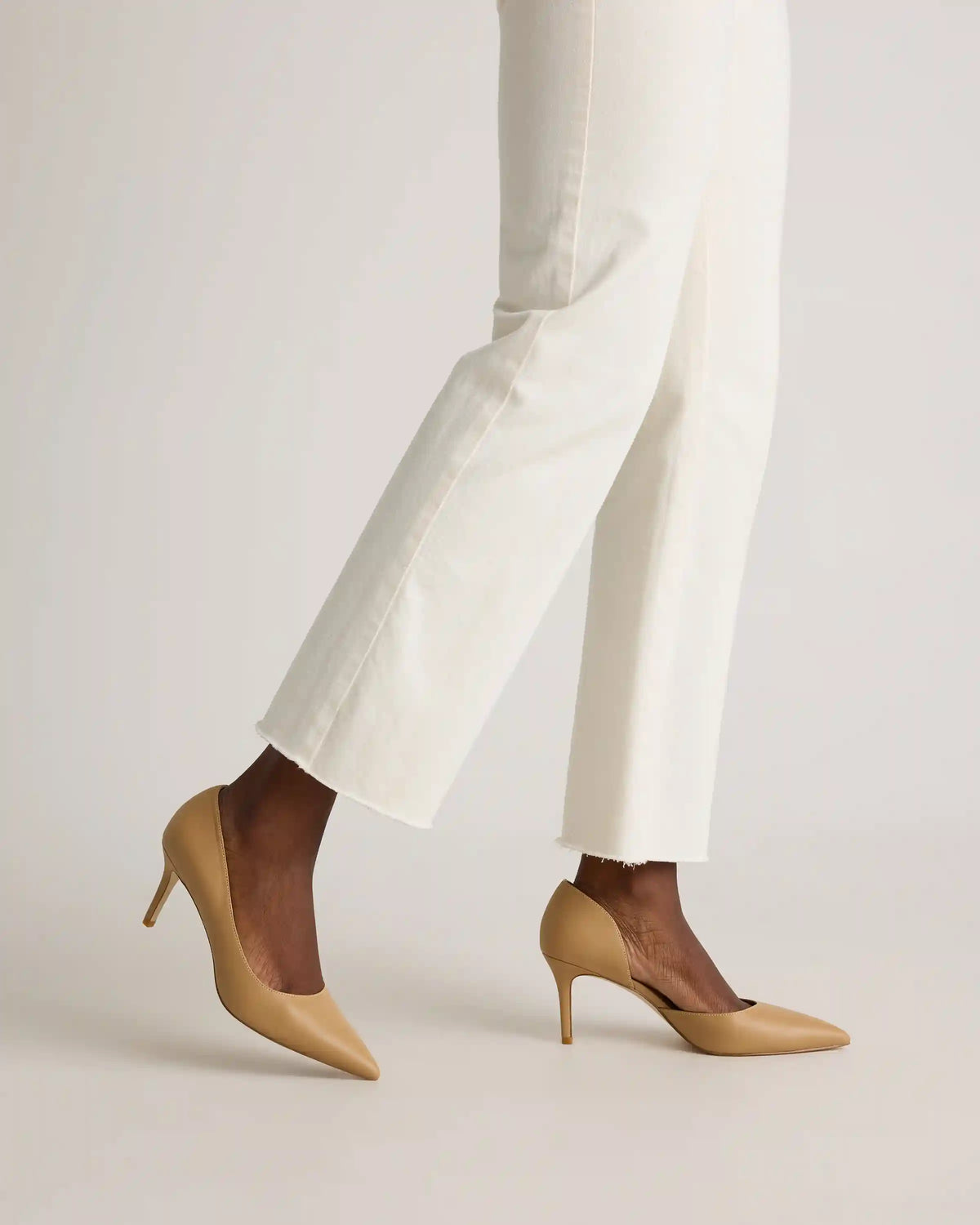 Italian Leather 75mm d'Orsay Pump
