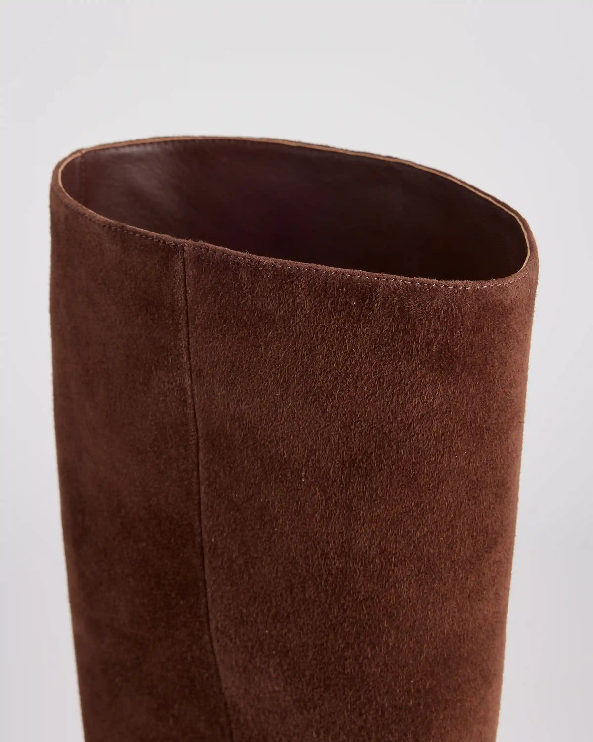 Italian Suede Block Heel Boots