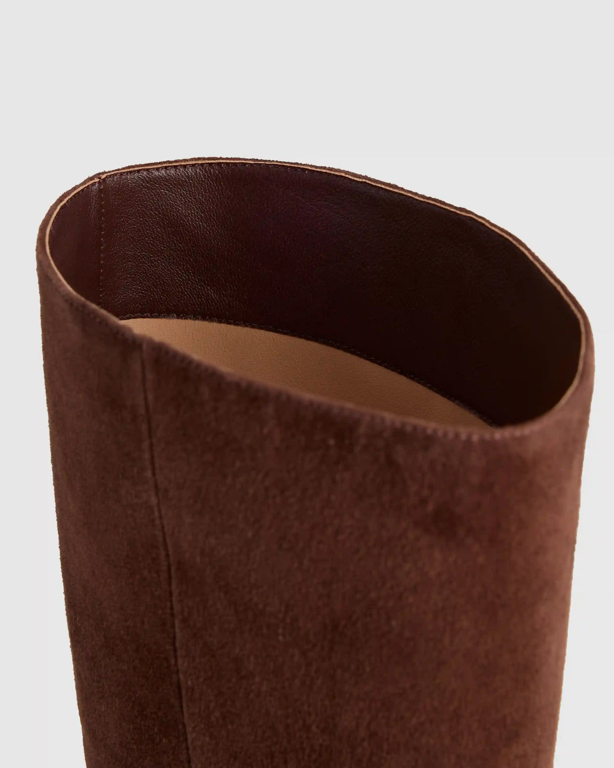 Italian Suede Block Heel Boots
