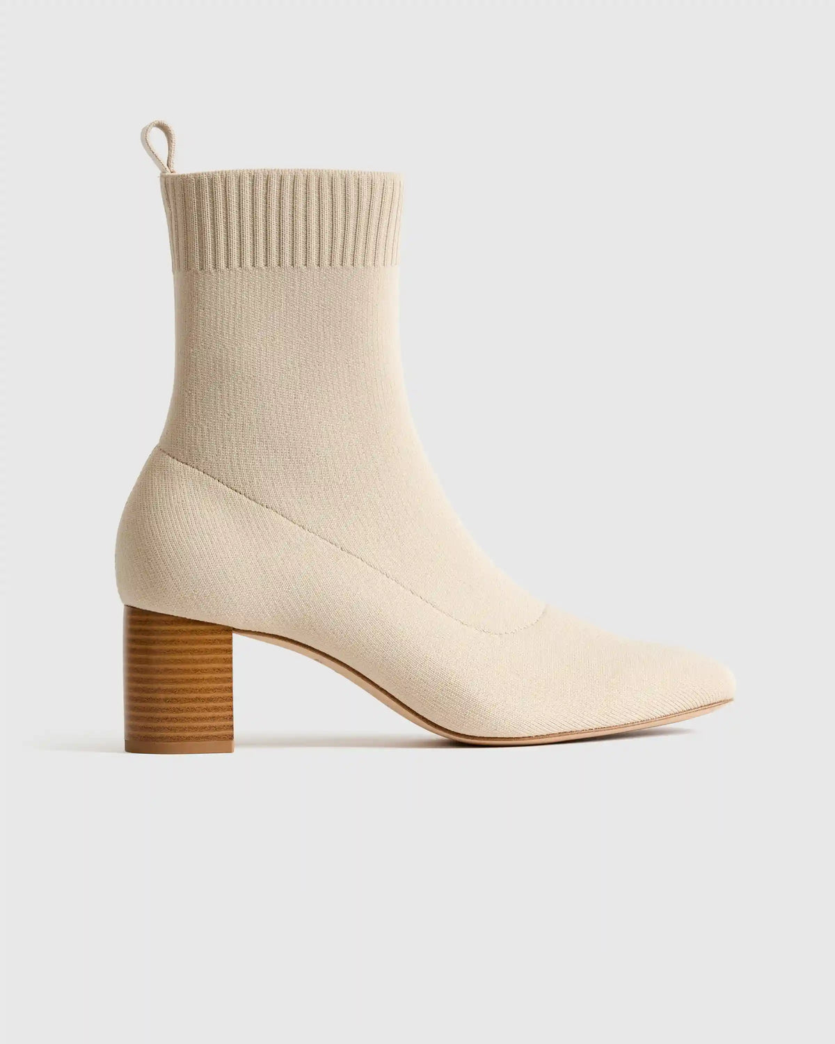 Eco Knit Heeled Bootie