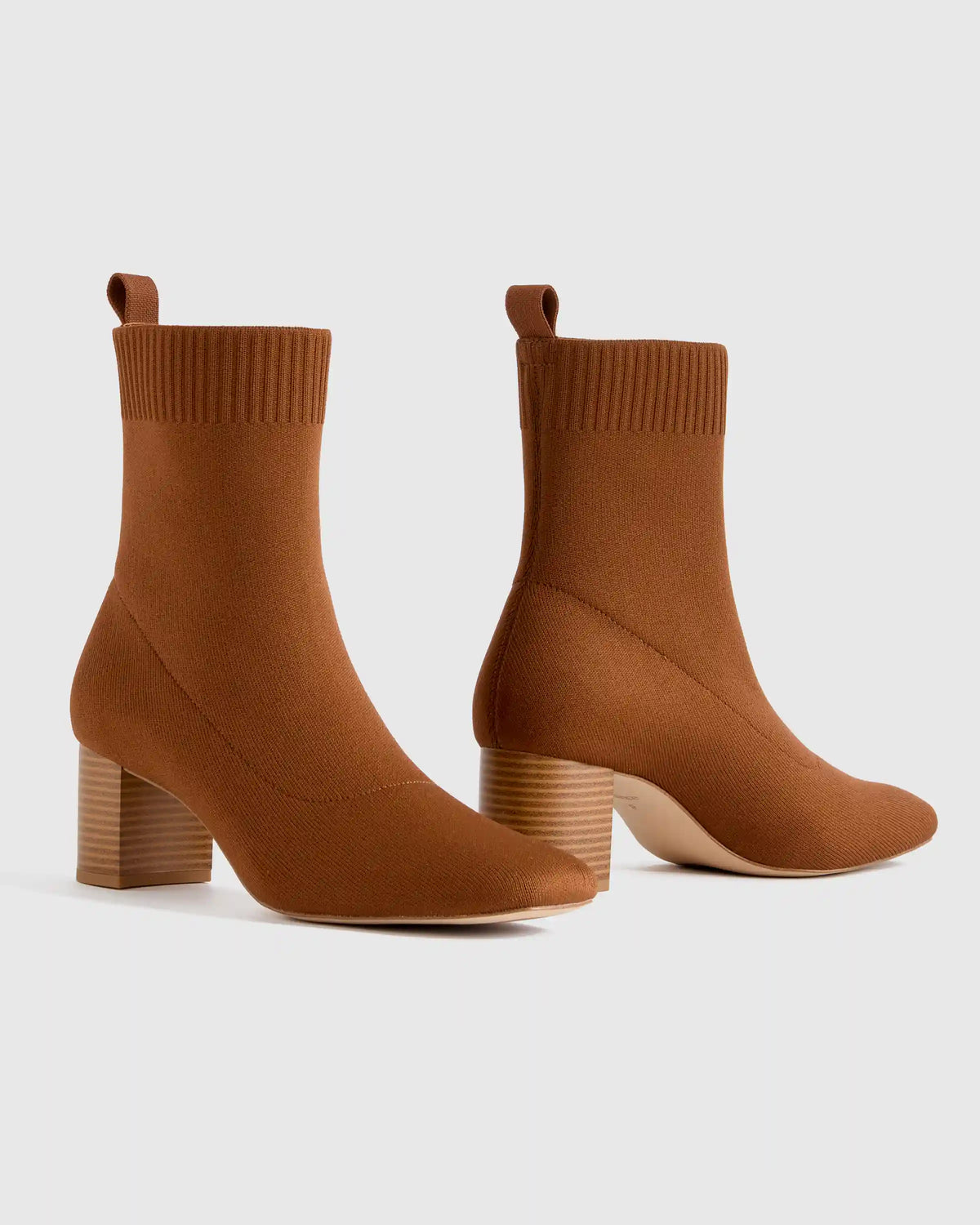 Eco Knit Heeled Bootie