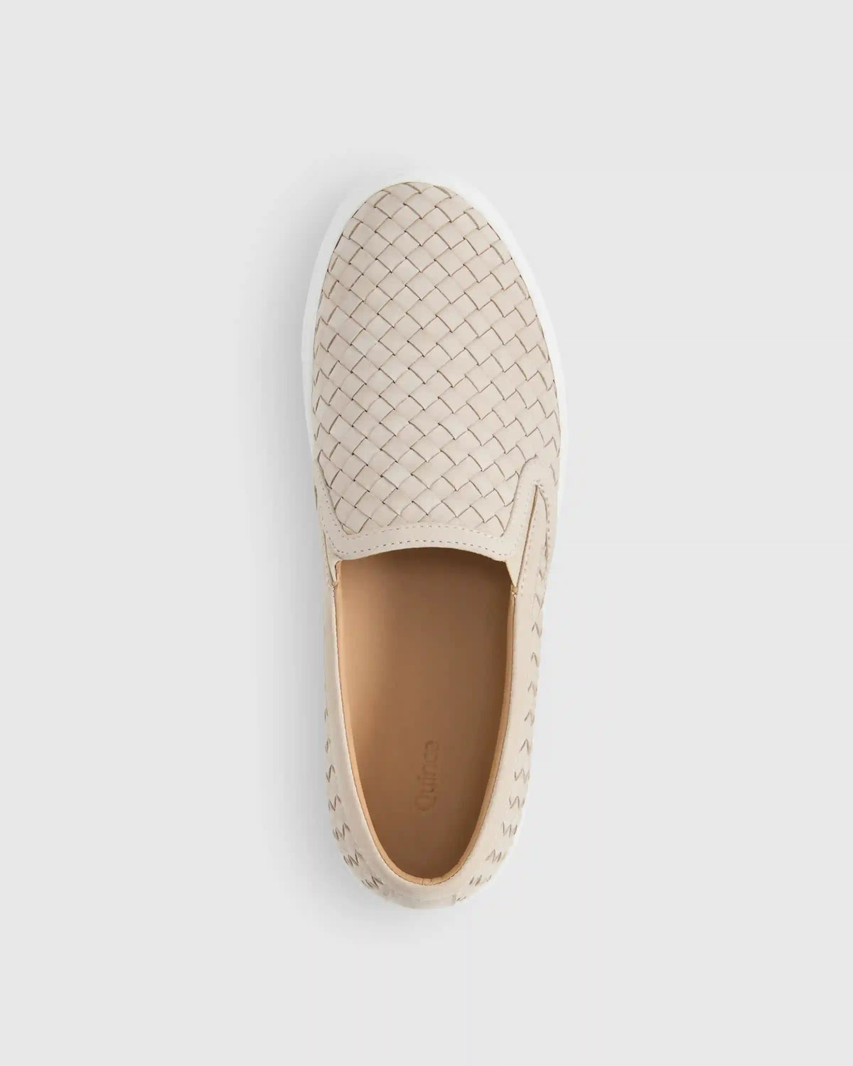 100% Handwoven Leather Slip On Sneaker