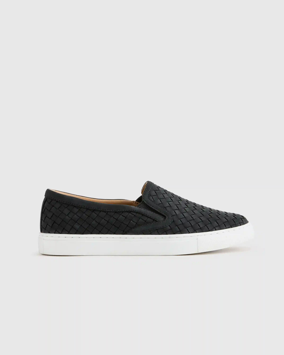 100% Handwoven Leather Slip On Sneaker