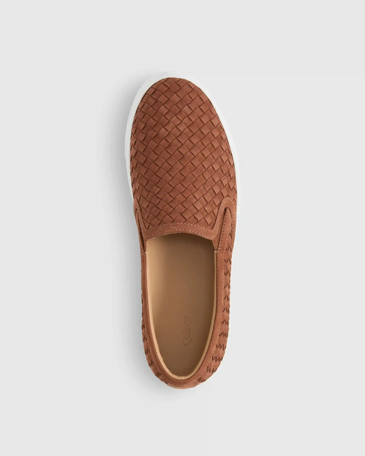 100% Handwoven Leather Slip On Sneaker