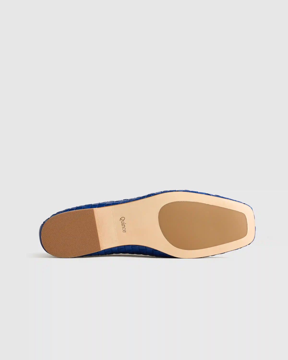 Italian Leather Handwoven Square Toe Ballet Flat