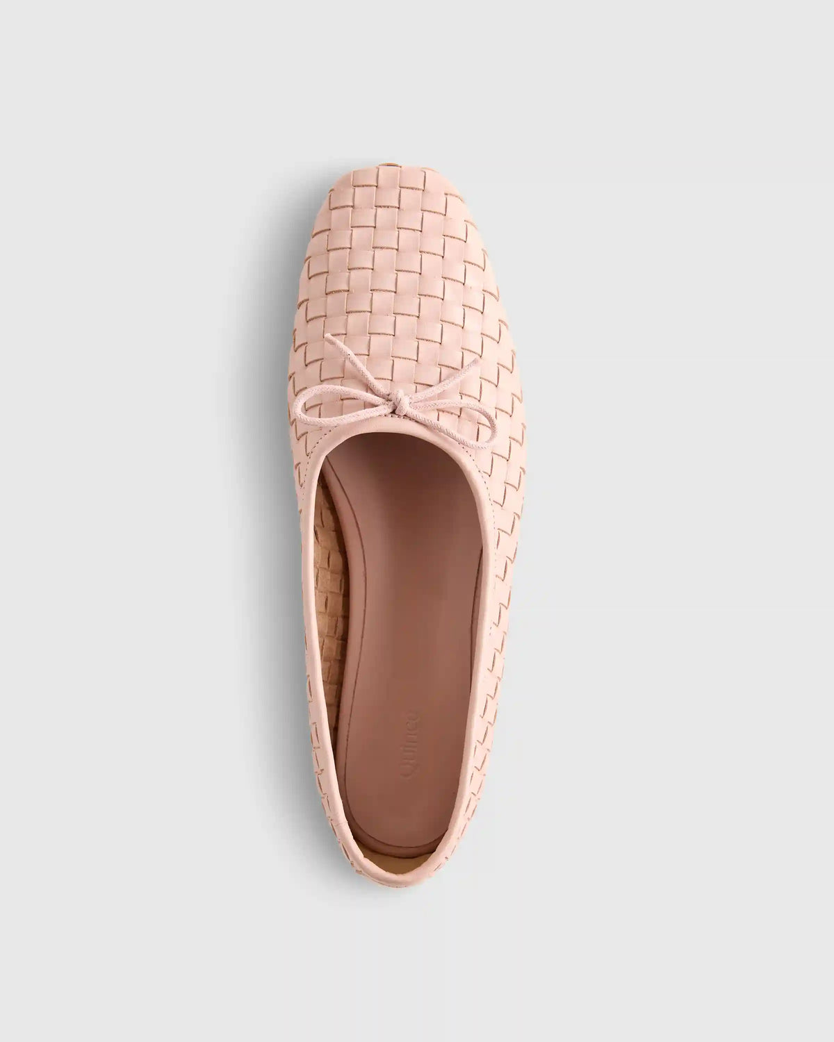Italian Leather Handwoven Square Toe Ballet Flat