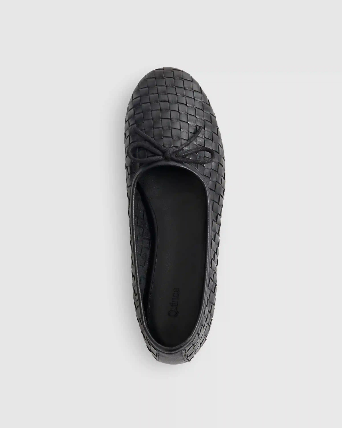 Italian Leather Handwoven Ballet Flat