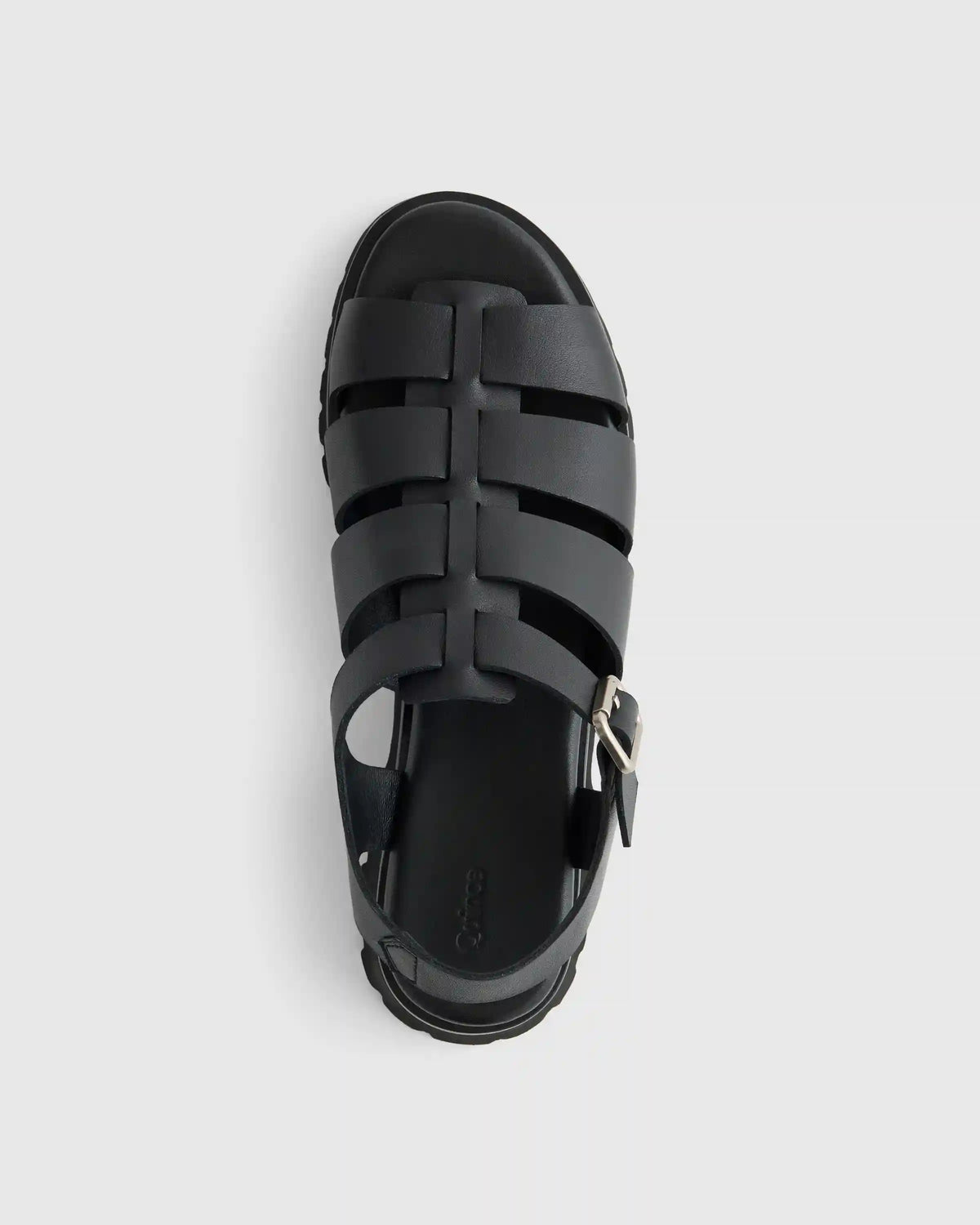 Italian Leather Lug Sole Fisherman Sandal