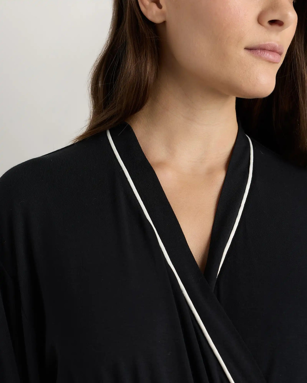Bamboo Jersey Maternity Robe