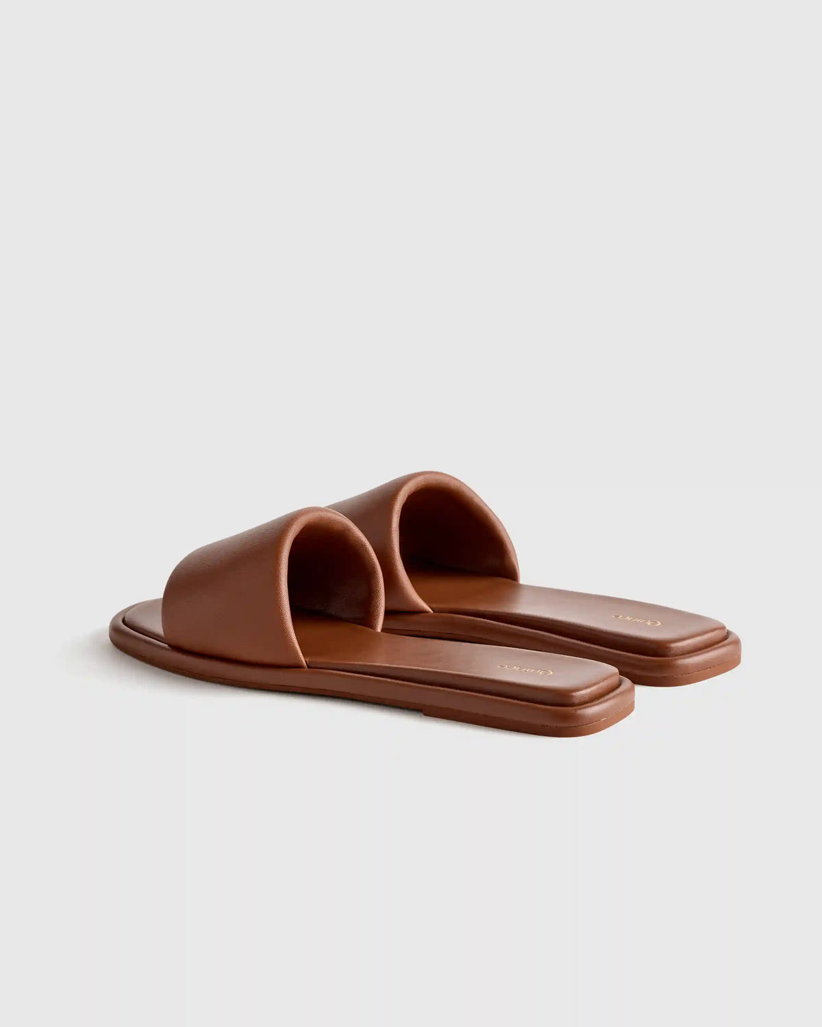 Italian Leather Slide Sandal