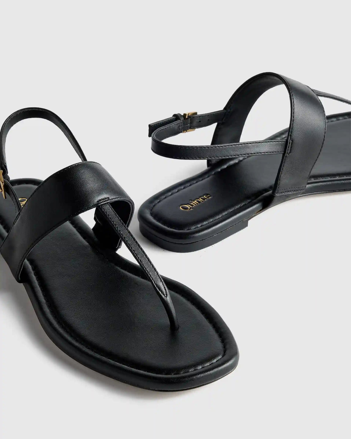 Italian Leather T-Strap Sandal