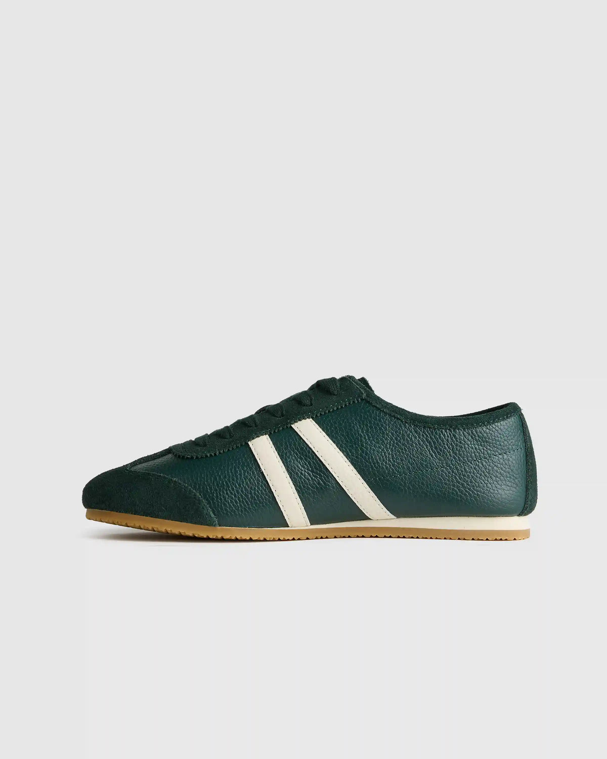 Italian Leather & Suede Low Profile Sneaker