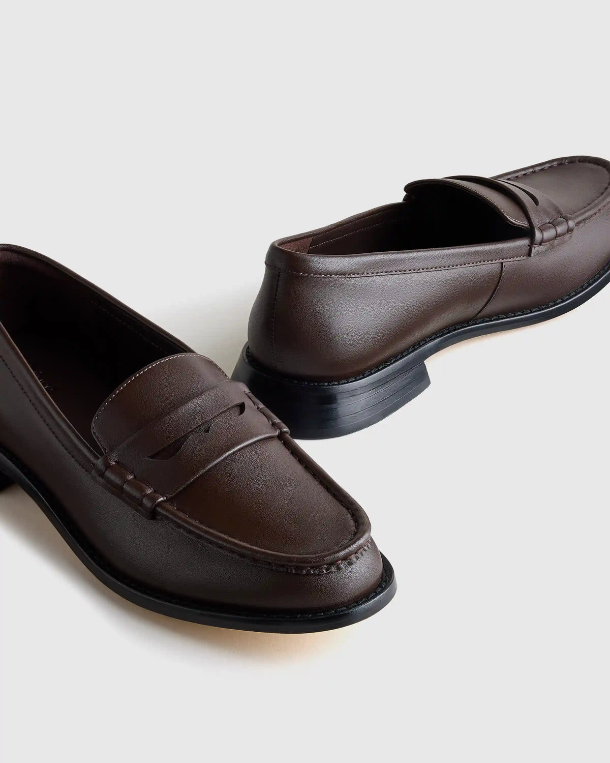Italian Leather Penny Loafer