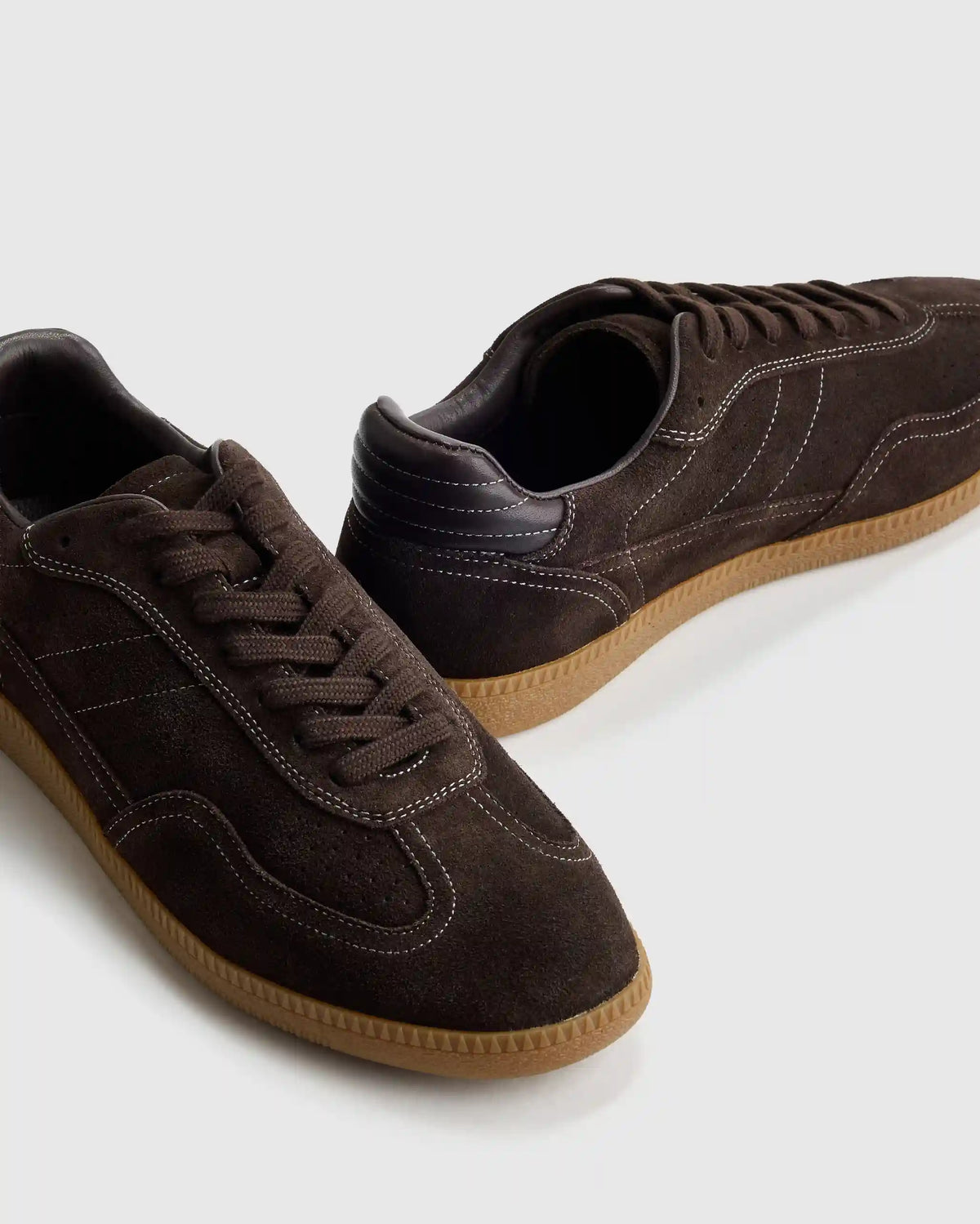 Italian Suede Gum Sole Sneaker