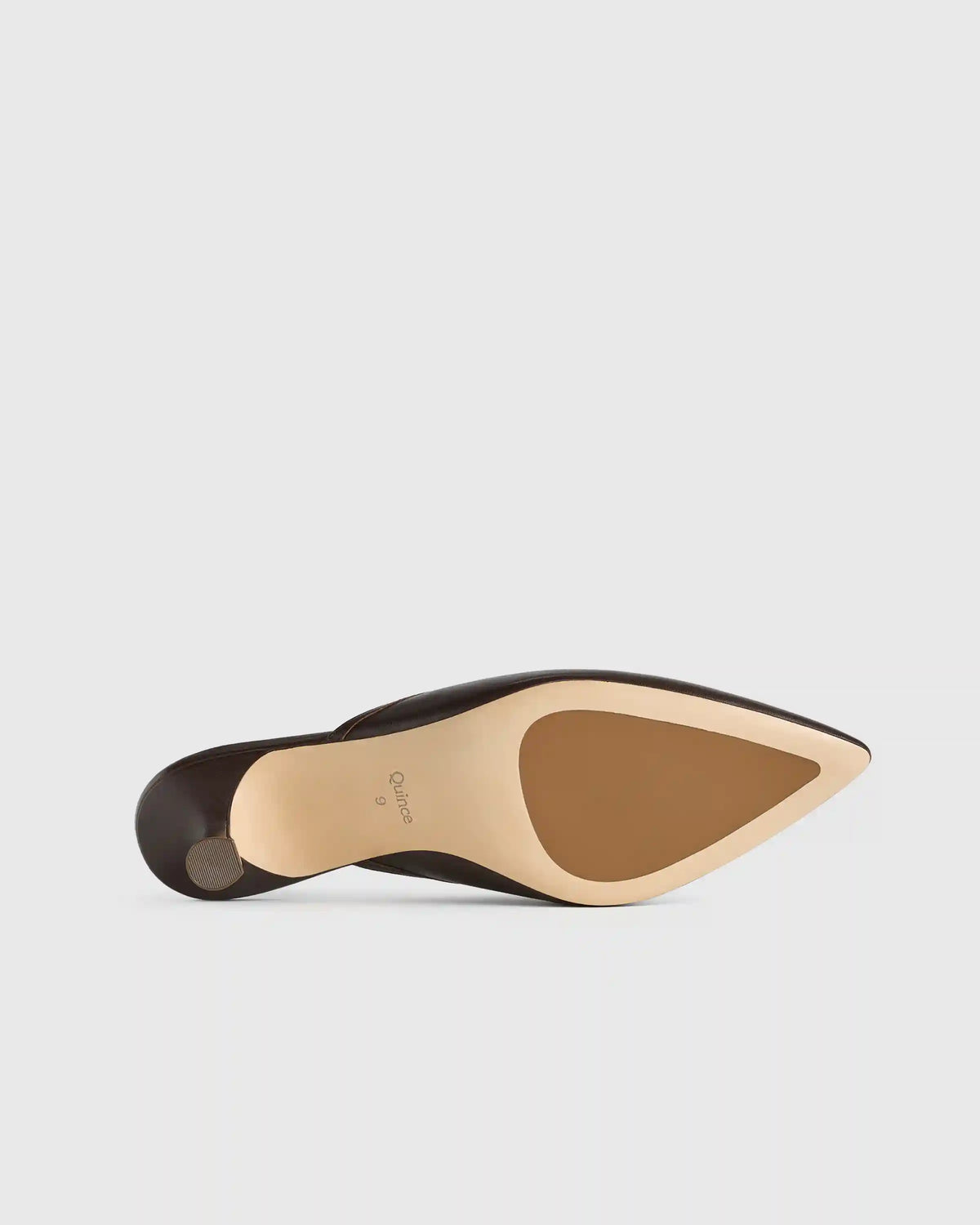 Italian Leather 55mm Kitten Heel Mule