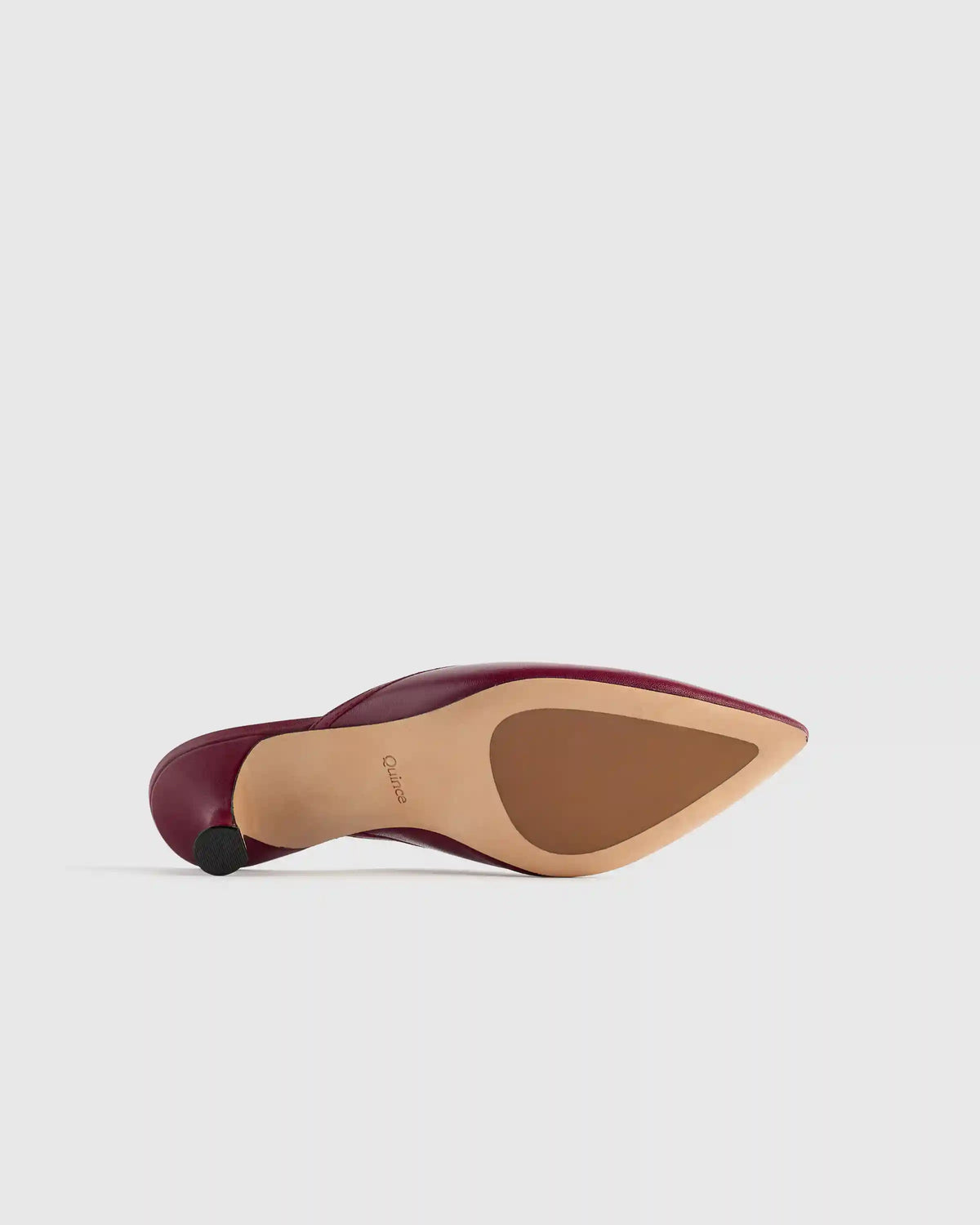 Italian Leather 55mm Kitten Heel Mule
