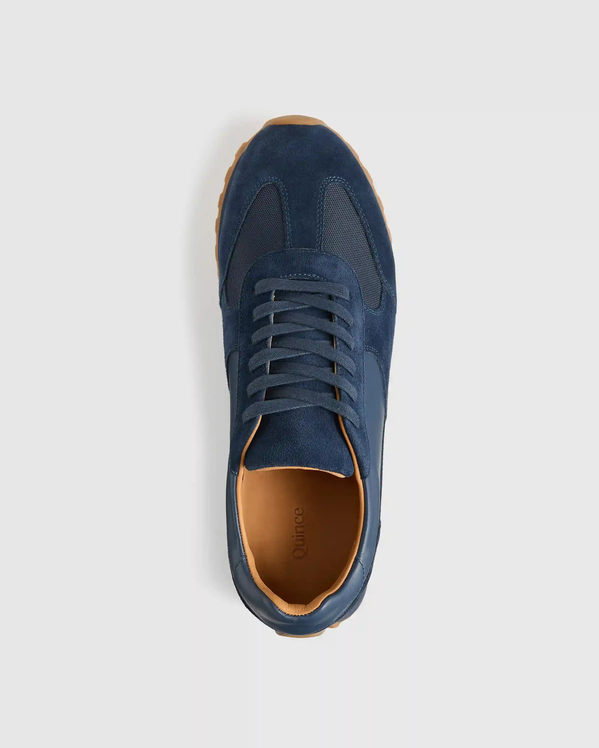 Italian Leather and Suede Retro Runner