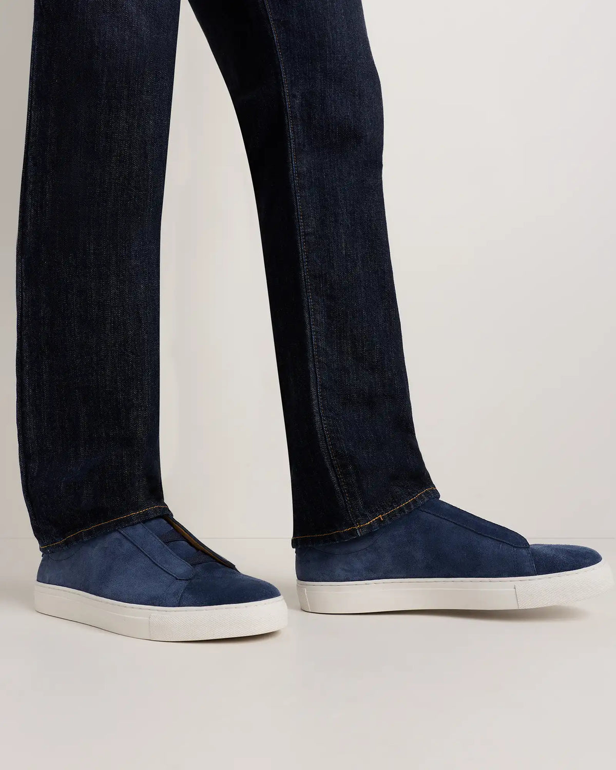 Italian Suede Tailored Sneaker
