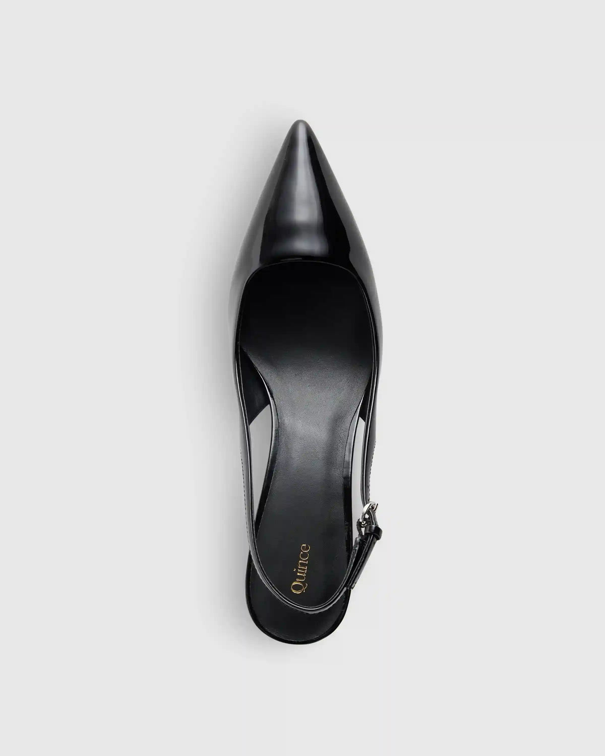 Italian Leather 55mm Slingback Pump