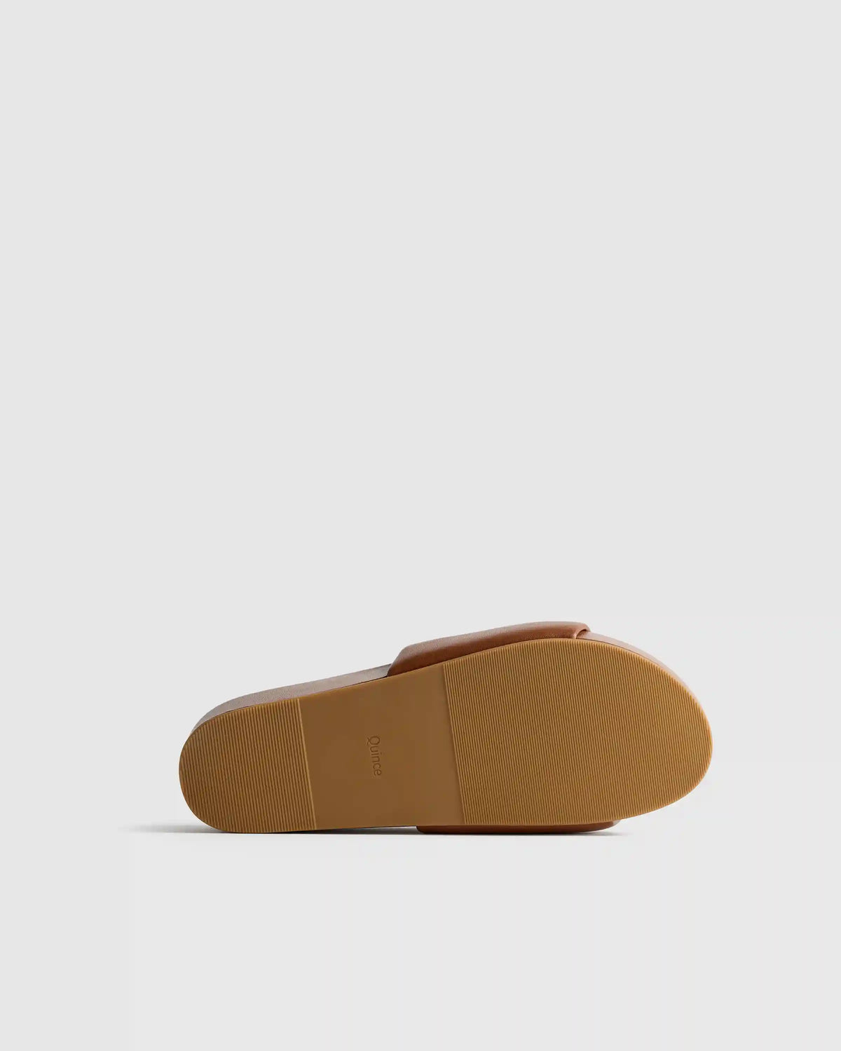 Italian Leather Platform Slide Sandal