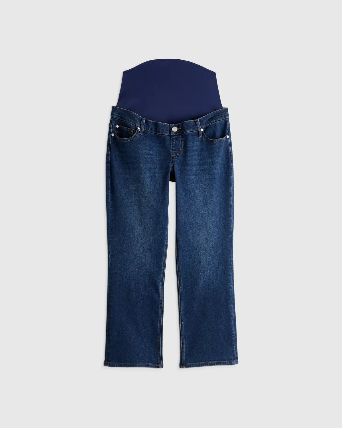 Lila Stretch Maternity Straight Jeans