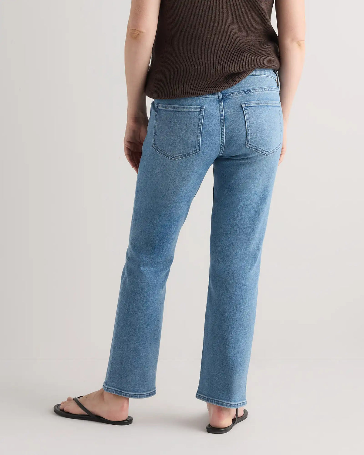Lila Stretch Maternity Straight Jeans