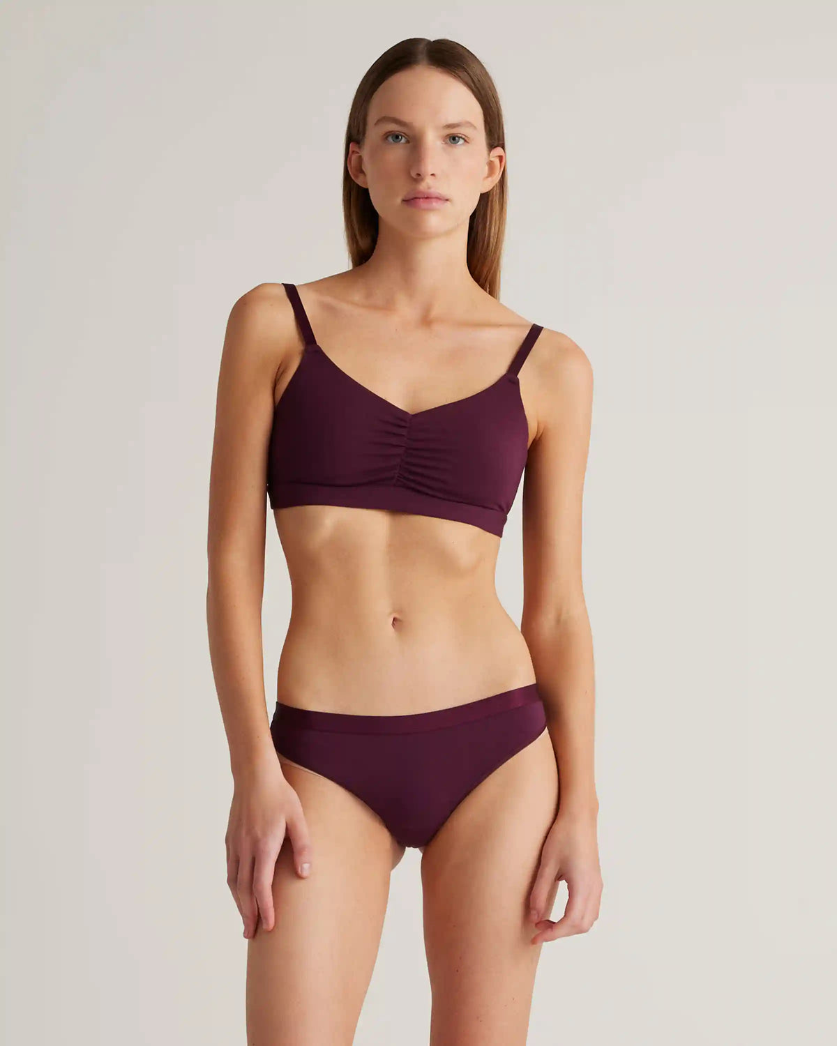 Micromodal Ruched Bralette (2-pack)