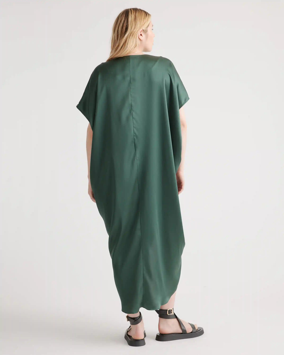 100% Washable Silk Maternity Dress