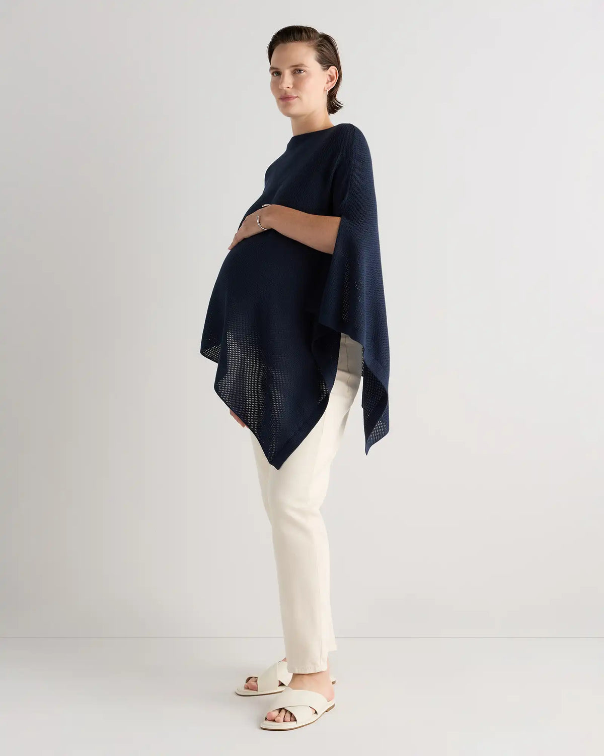 Lightweight Cotton Cashmere Nursing Shawl