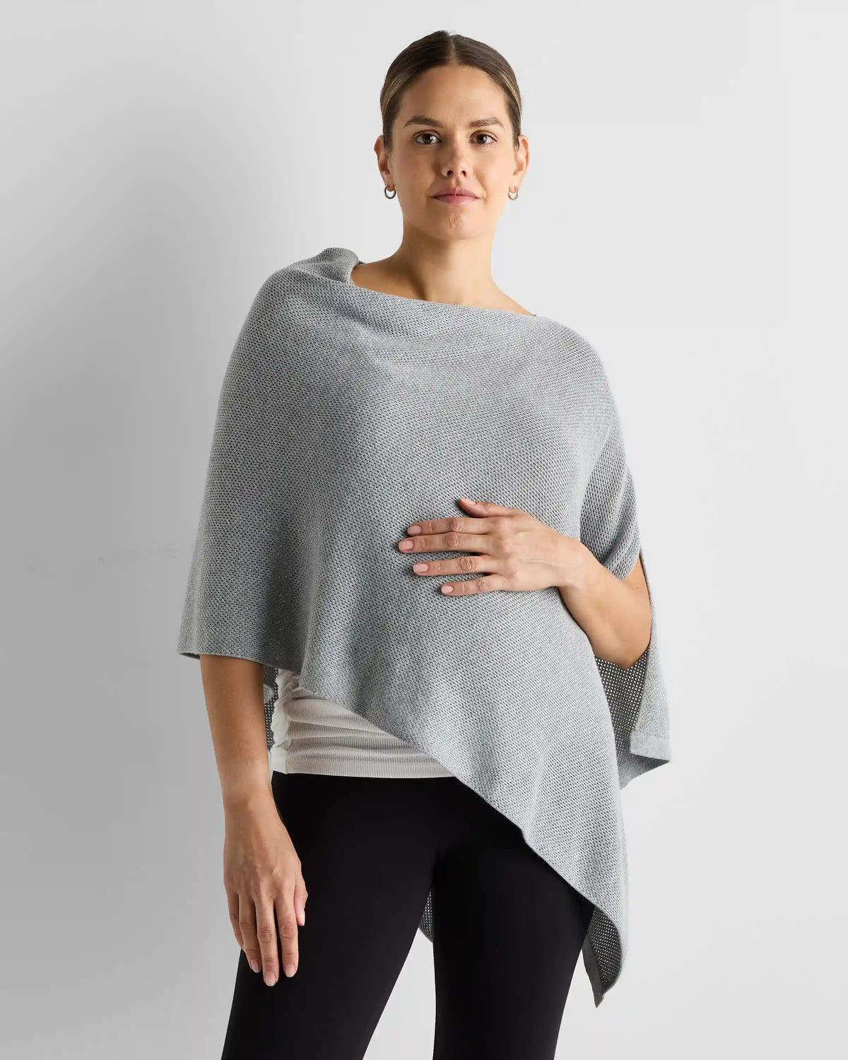 Lightweight Cotton Cashmere Nursing Shawl