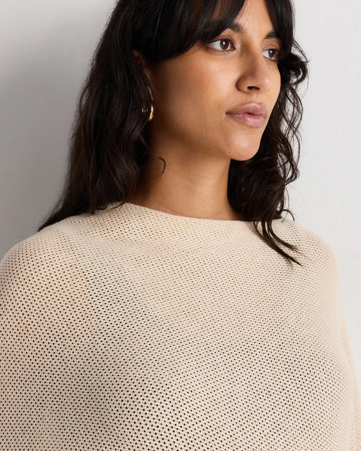 Lightweight Cotton Cashmere Nursing Shawl
