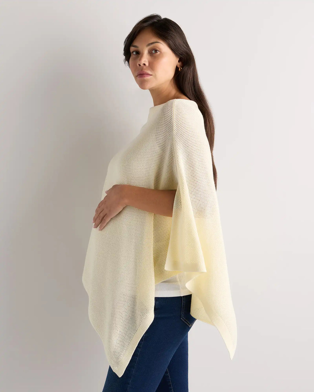 Lightweight Cotton Cashmere Nursing Shawl