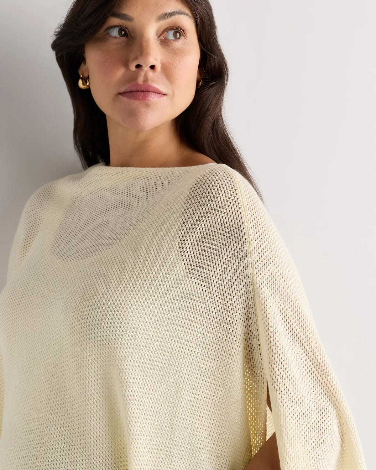 Lightweight Cotton Cashmere Nursing Shawl