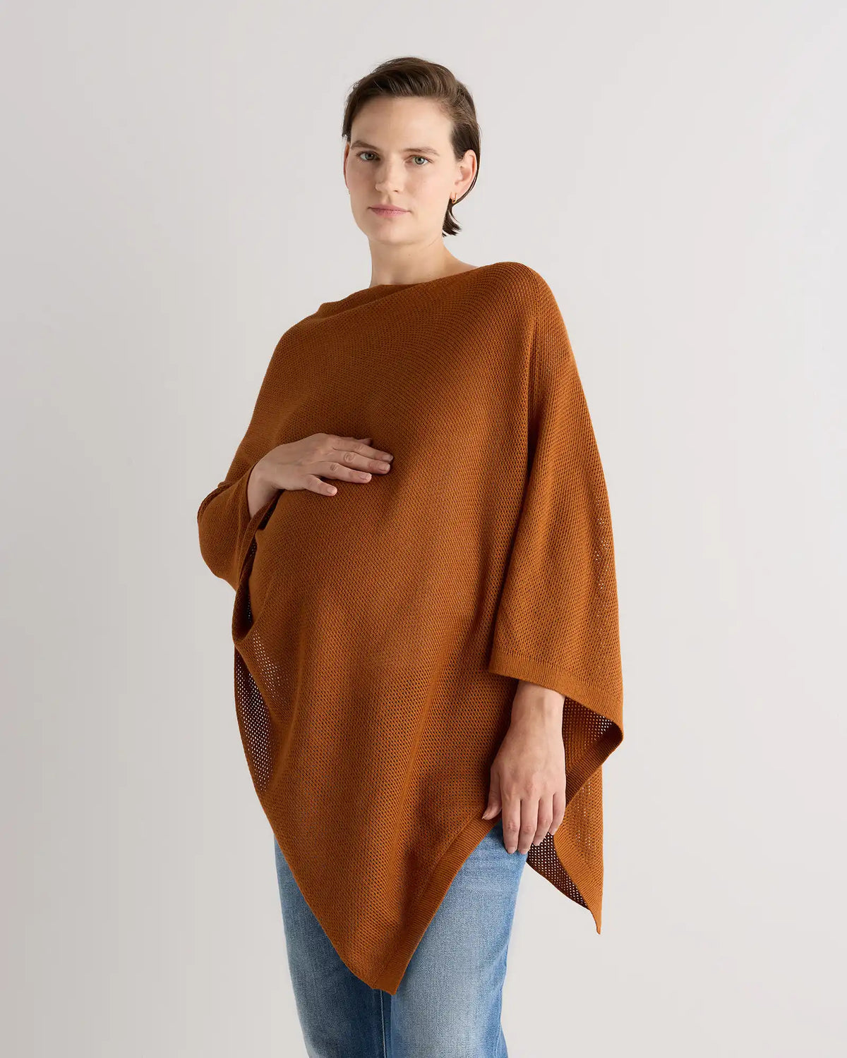 Lightweight Cotton Cashmere Nursing Shawl