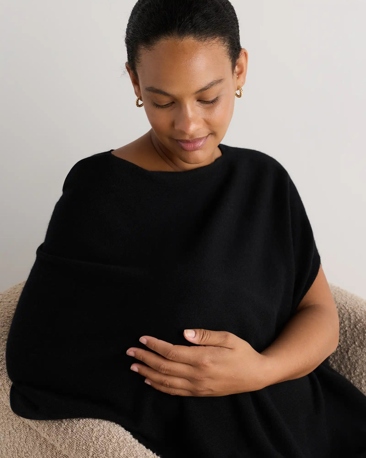 Mongolian Cashmere Nursing Shawl